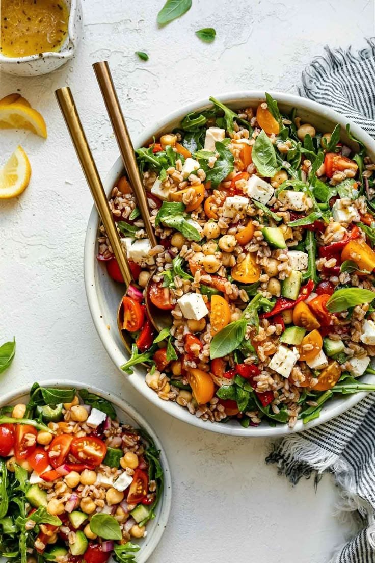 Master the Farro Salad: Pine Nuts, Currants & Spicy Greens